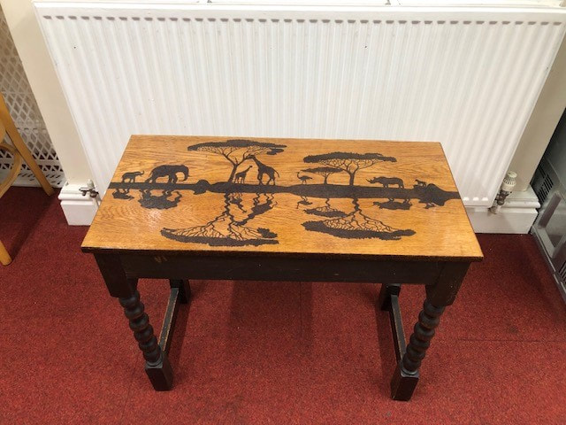 Veterans pyrography group run by an Army Veteran in Haslingden. Teaching that of wood burning